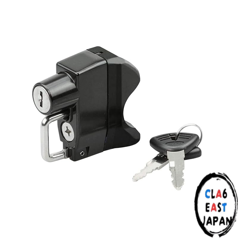 Kijima Motorcycle Parts Helmet Lock Holder, Steel, Anti-Theft, Lever Holder Type, Compatible with Ha