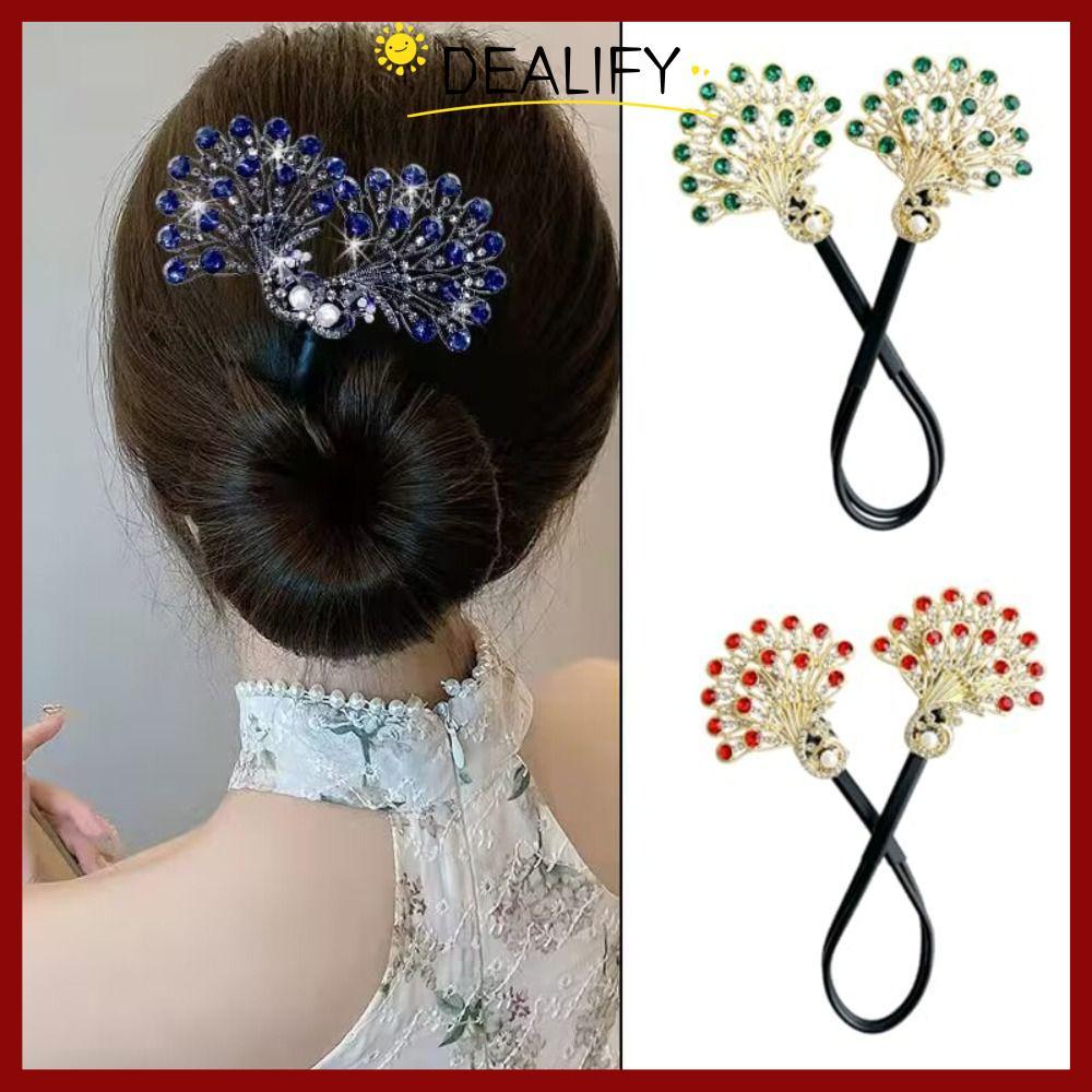 เครื่องมือม้วนผม Twist สำหรับสร้างทรง bun แบบง่ายและรวดเร็ว สไตล์หรูหราสำหรับผู้หญิง