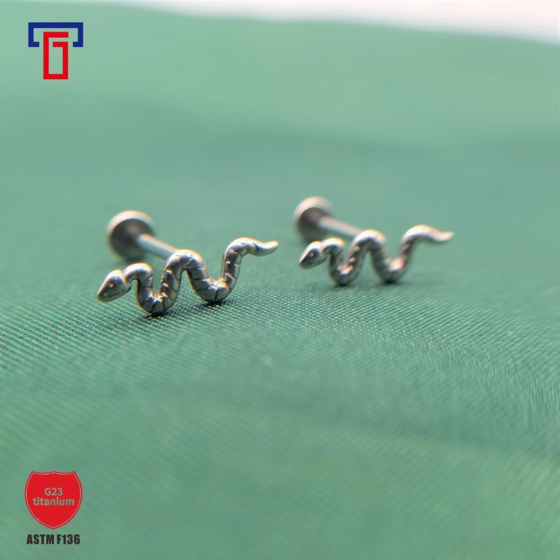 G23ไทเทเนียมรูปเล็บ耳钉超舌钉耳骨整钉体 合金可阳氧化G23 Titanium Titanium Serpentine Lip49c680shj3.my20251213