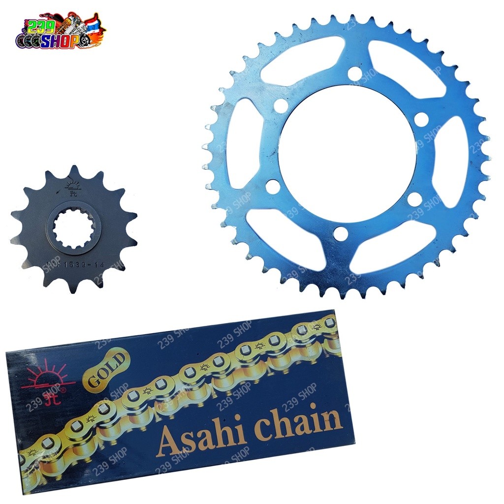 โซ่สเตอร์ ชุด 520H NINJA250 (520H-14T-49T) โซ่ สเตอร์ BO SHOP