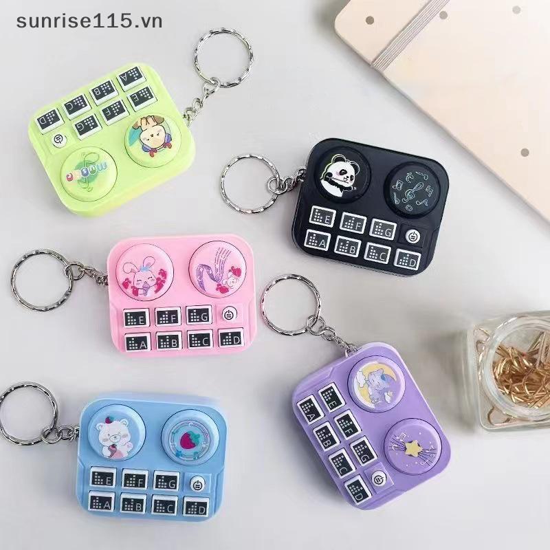 SRVN ตลก Rhythm Instrument Turntable จี้ Dpression สัตว์ DJ ของเล่น .