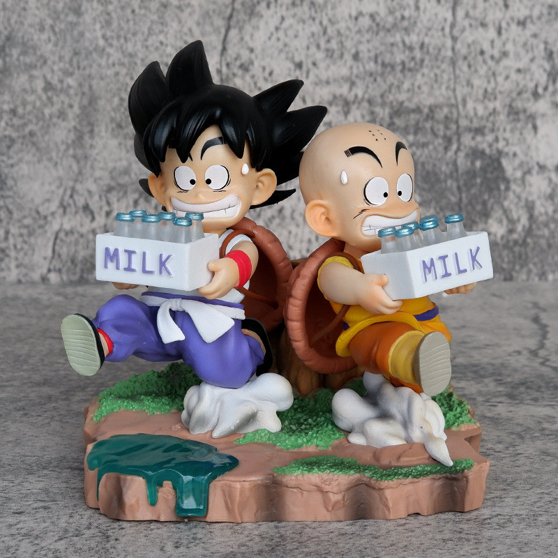 Milk Goku Klin Dragon Ball ในวัยเด็ก Goku Klin การเพาะปลูก Mark นม GK รูปเครื่องประดับ