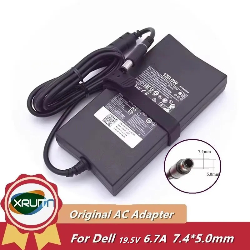 ของแท้ 19.5V 6.7A 130W HA130PM160 AC Adapter Charger สําหรับ Dell Studio 1535 1536 XPS 14 (L401X) แล