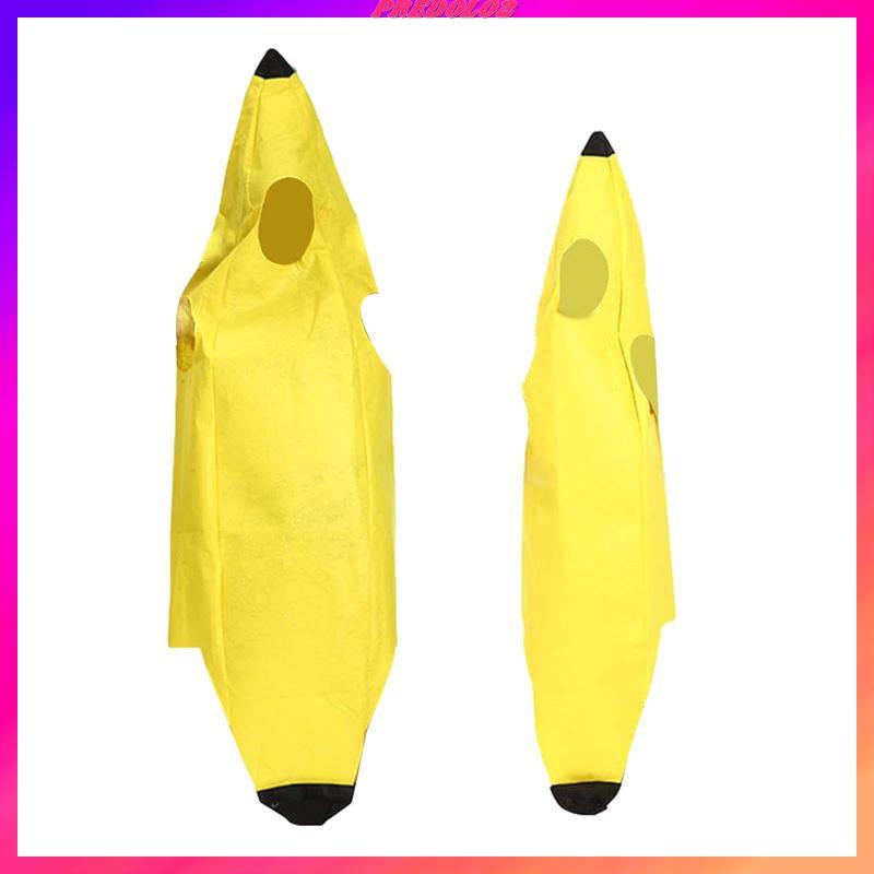 ชุดคอสเพลย์กล้วย สบาย ๆ จากวัสดุnon-woven พร้อมตกแต่งแบบตลก สำหรับการแสดงและบทบาทเล่น