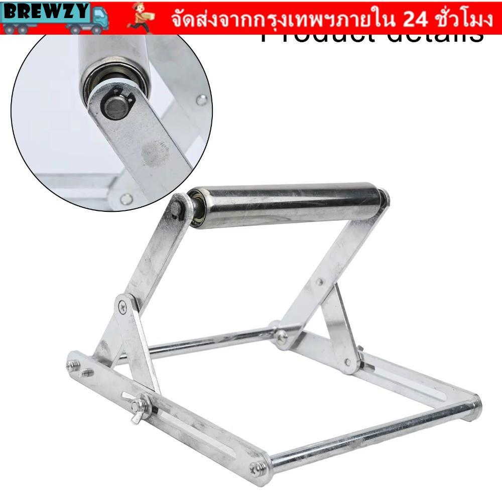 ตัด BREWZY|กรอบรองรับการตัด|ตัวยึดรองรับวัสดุแบบพับได้แบบมีความสูงของสิ่งที่แนบมา, สแตนเลสปรับได้ 25-145 มม. แท่นตัดขาตั้งเลื่อยตั้งโต๊ะที่ทนทาน|สิ่งที่แนบมา