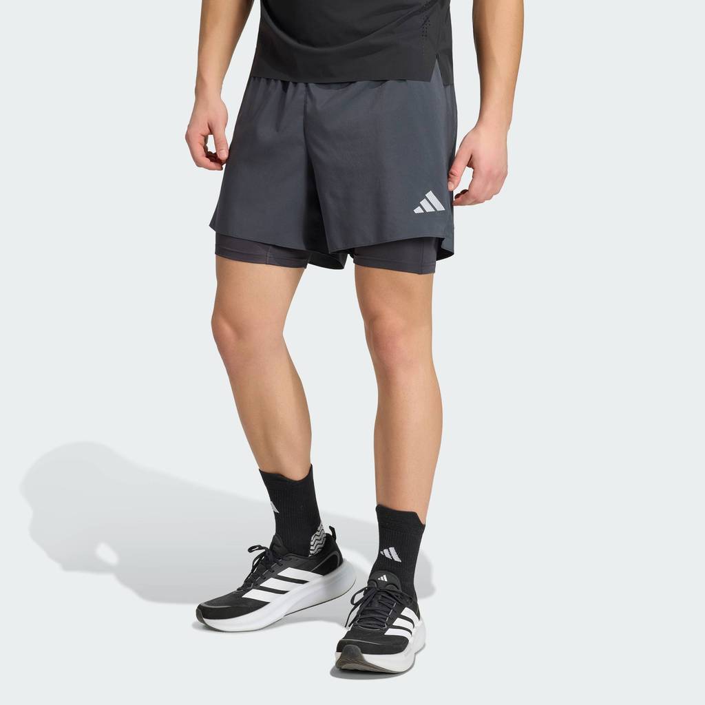 adidas Running adi365 Running Essentials 2in1 Shorts Men Grey KF5305