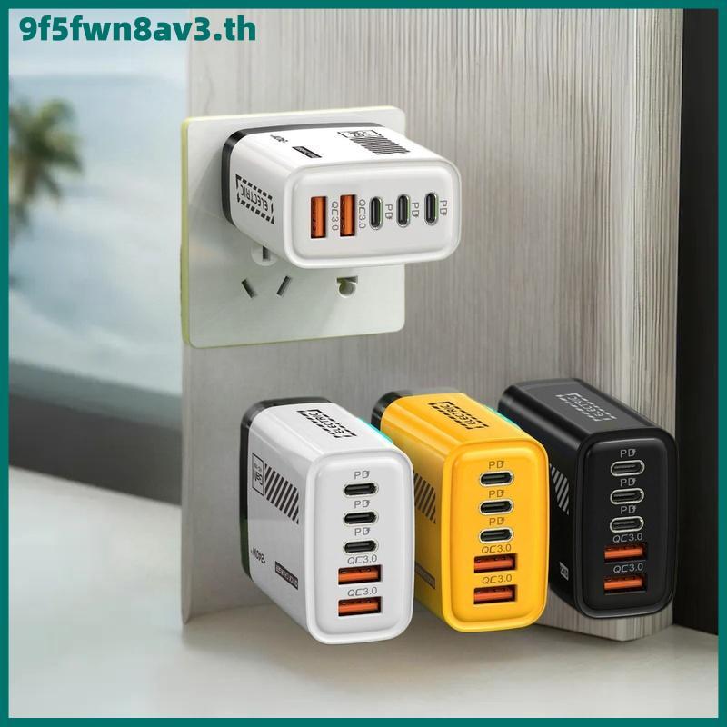 Ffw 240W 5-พอร์ตชาร์จเร็ว2 USB 3 Type-C PD QC 3.0อะแดปเตอร์ผนัง us/eu สำหรับ Xiaomi th