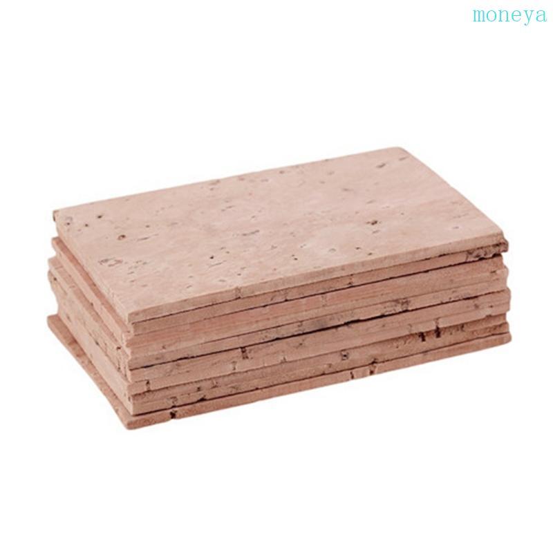 Mya 10PCS Sax คอ Cork แผ่นเหมาะสําหรับ Alto Soprano Tenor แซ็กโซโฟน Cork Universal
