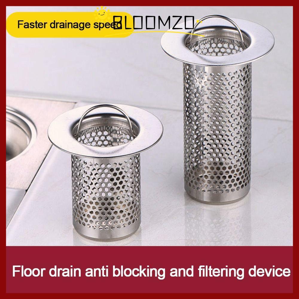 CODBLOOMZO อ่างล้างจานกรอง,พร้อมที่จับ Anti-Pest ท่อระบายน้ําชั้นกรองตาข่าย, ทนทาน Waste Drainer Anti-Clogging สแตนเลสอาหารผม Stopper ห้องครัวห้องน้ําห้องน้ําเครื่องมือ