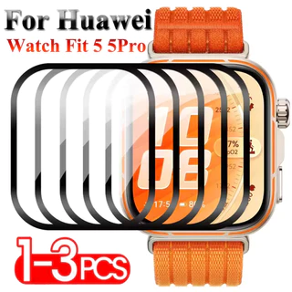 ตัวป้องกันหน้าจอสําหรับ Huawei Watch Fit 5 5 Pro 3D ตัวป้องกันหน้าจอโค้ง Ultra-HD Full Coverage ฟิล์มป้องกันอุปกรณ์เสริม