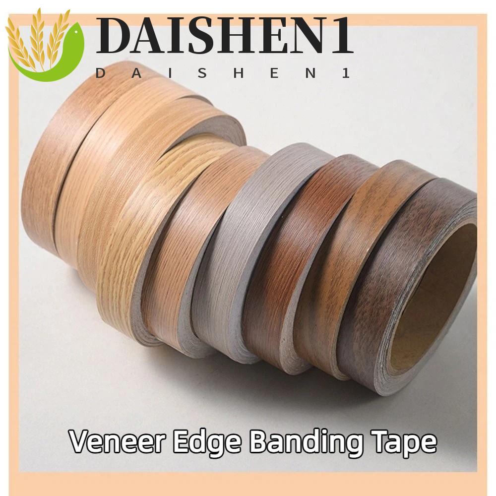 DAISHEN1 Veneer Edge Banding Tape, ลายไม้หลายสไตล์ที่สวยงามสติกเกอร์ตะเข็บ, แถบบางยาว Self-กาว Thicken 2cmx10m Gap สติกเกอร์เฟอร์นิเจอร์ฟื้นฟู