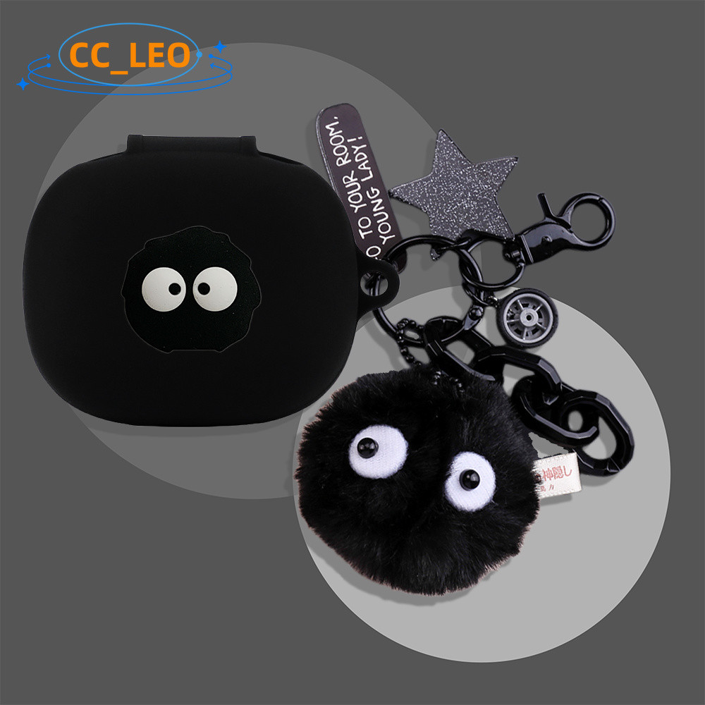 for B&O Beoplay EX Case B&O Beoplay Eleven Silicone Soft Case Cute Cream Bear Cartoon Plush Coal Bal
