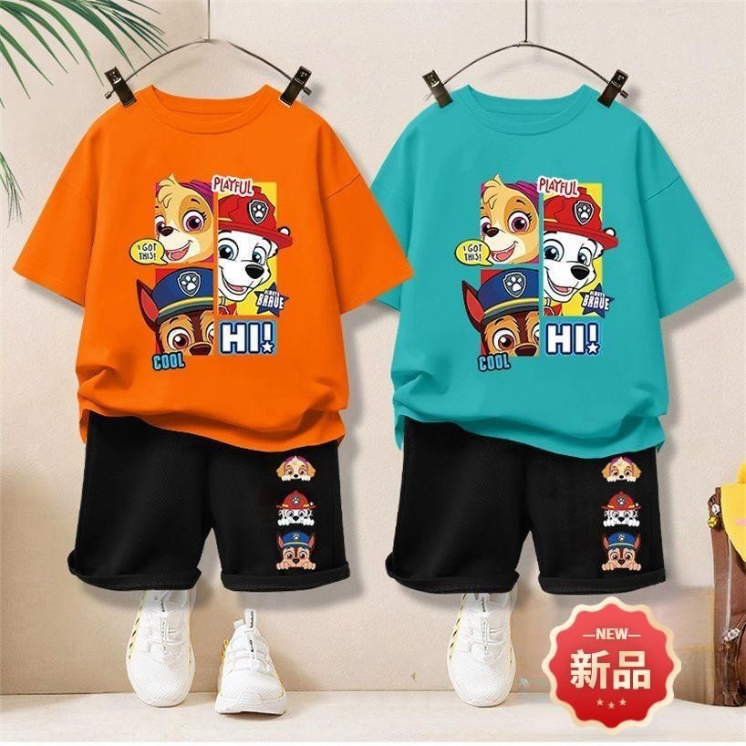 (24Hจัดส่ง)TIMI 【จัดส่งจากประเทศไทย】เซ็ตชุดเด็ก เสื้อ+กางเกง ชุดสองชิ้น（จัดส่งจากประเทศไทย）ชุดเด็กผู้ชาย 2026 ชุดแขนสั้น