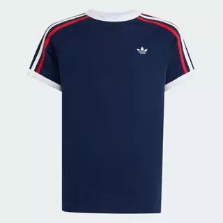 adidas ไลฟ์สไตล์ เสื้อยืด 3-Stripes เด็ก สีน้ำเงิน KC9509