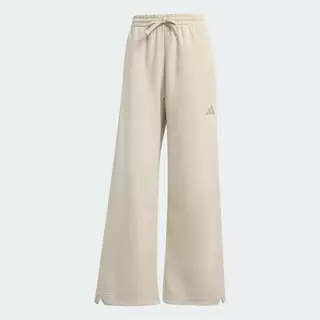 adidas ไลฟ์สไตล์ กางเกงขากว้างผ้าฟลีซทรงหลวม ALL SZN ผู้หญิง สีเบจ JY7796