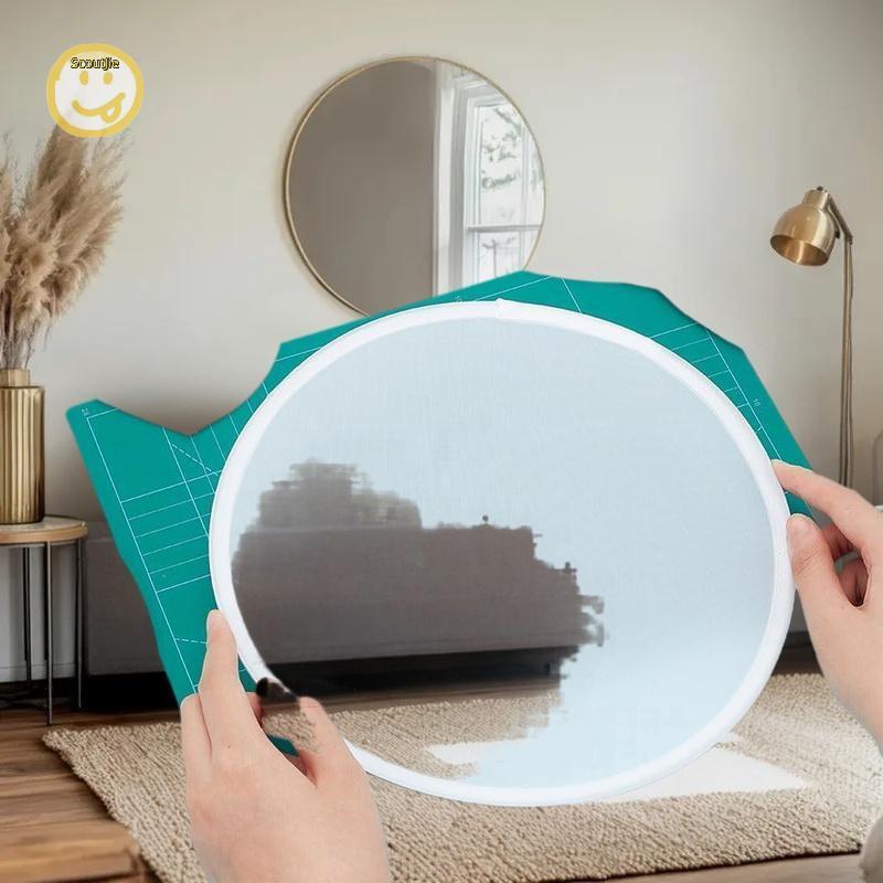 ScoutJie พัดลมพับ Simple Circular Performance แบบพกพารอบมือผู้หญิงพับได้ nk มือถือ TH