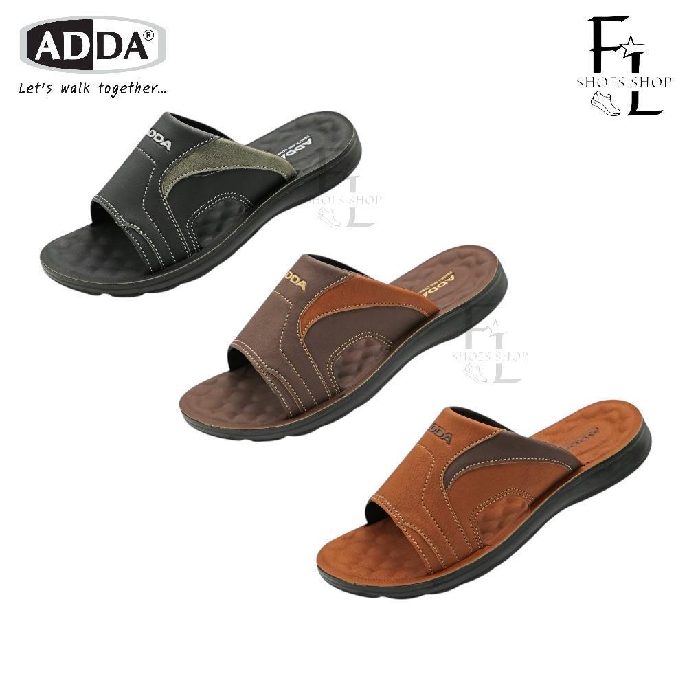 ADDA PU รองเท้าแตะลำลองแบบสวม รุ่น 73802M1 (ไซส์ 39-45)