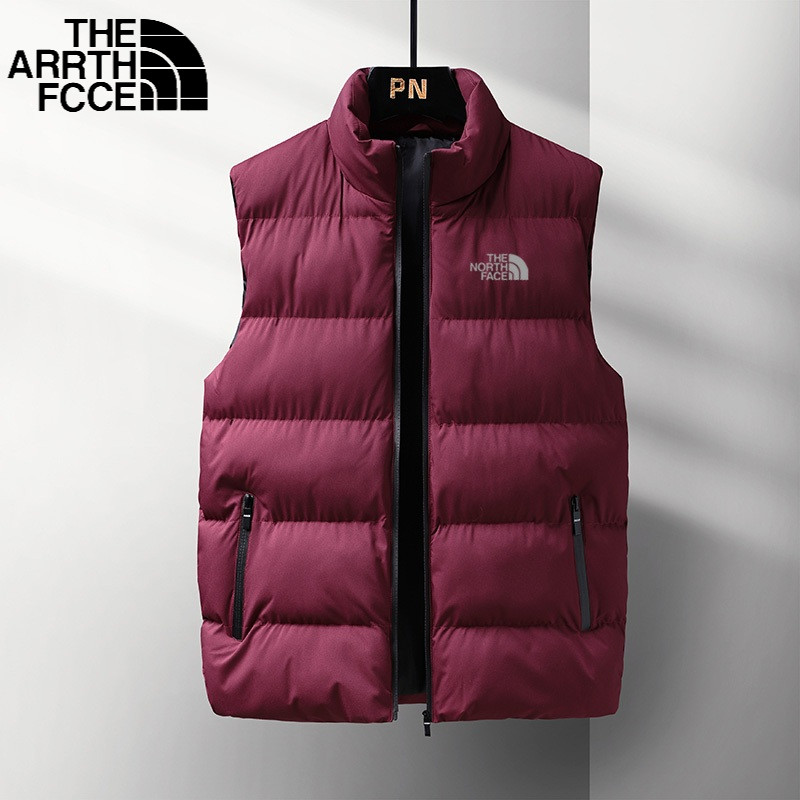 Tnf * ฤดูใบไม้ร่วงฤดูหนาวผู้ชายเสื้อกั๊กแขนกุดเสื้อกั๊กผ้าฝ้าย