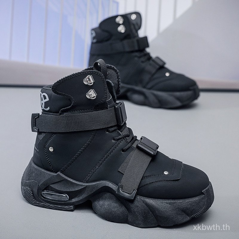 Xinhai รองเท้าผู้ชายคุณภาพสูงหนาSoledรองเท้าอินเทรนด์