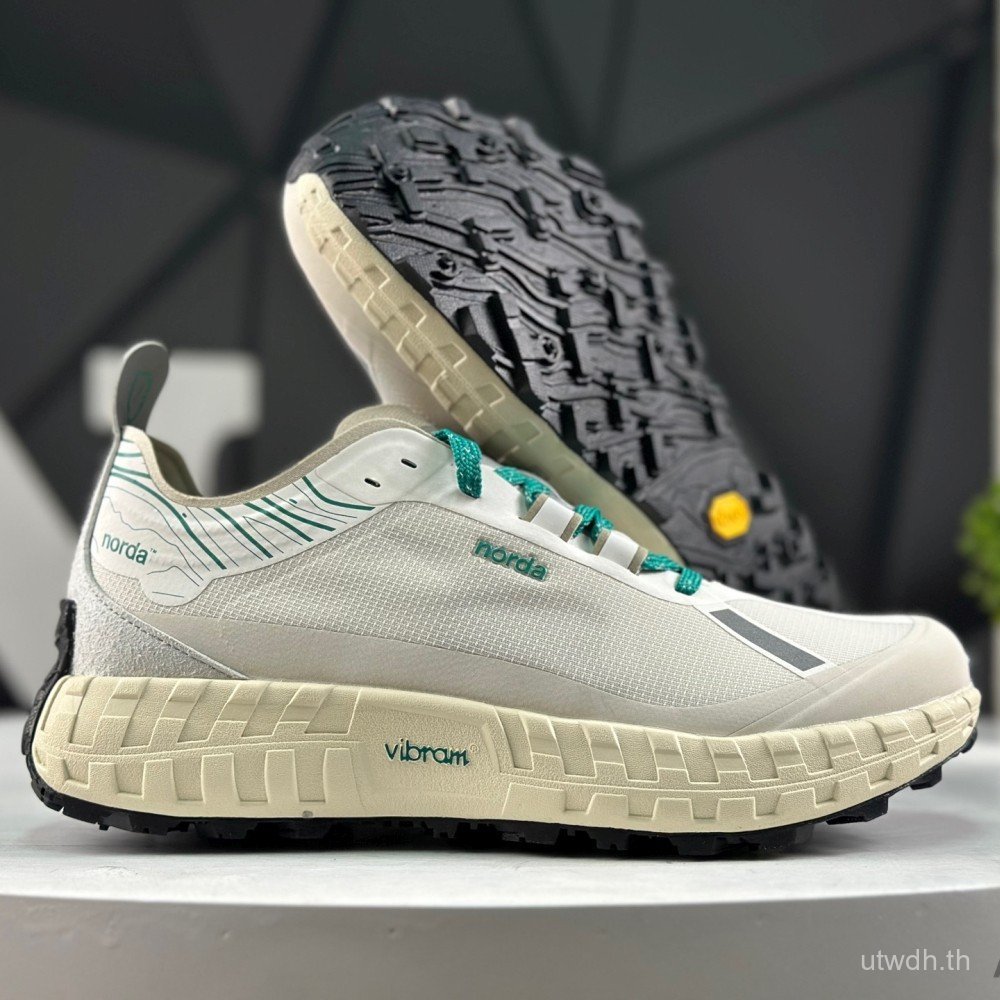 Noda 001 รองเท้าข้ามประเทศ Unisex เหมาะสําหรับเดินป่ากันลื่นกันกระแทกยืดหยุ่นทนทานสีเบจ PYM5