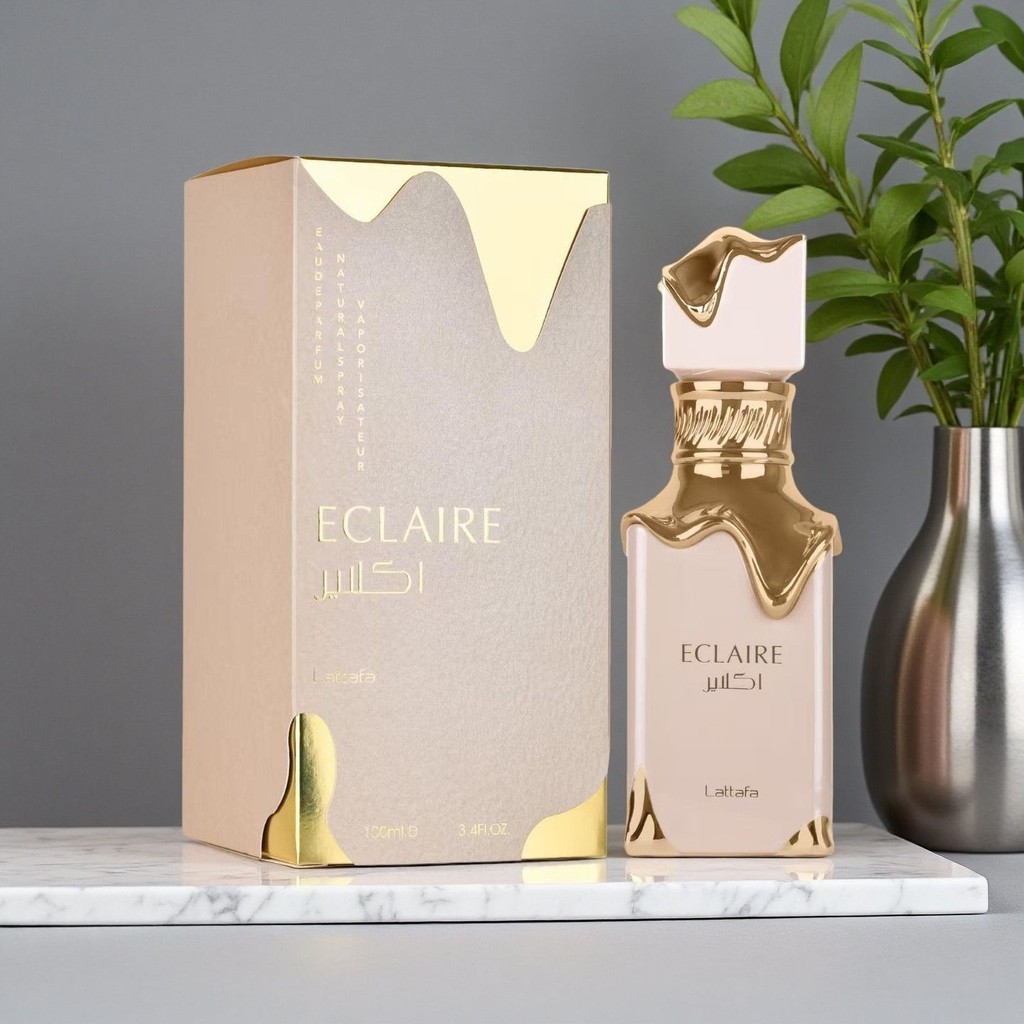 Lattafa Cream Muffin Eclaire Lasting Light Luxury Ladies Perfume Floral Fruity Gourmet Tone Lattafa1