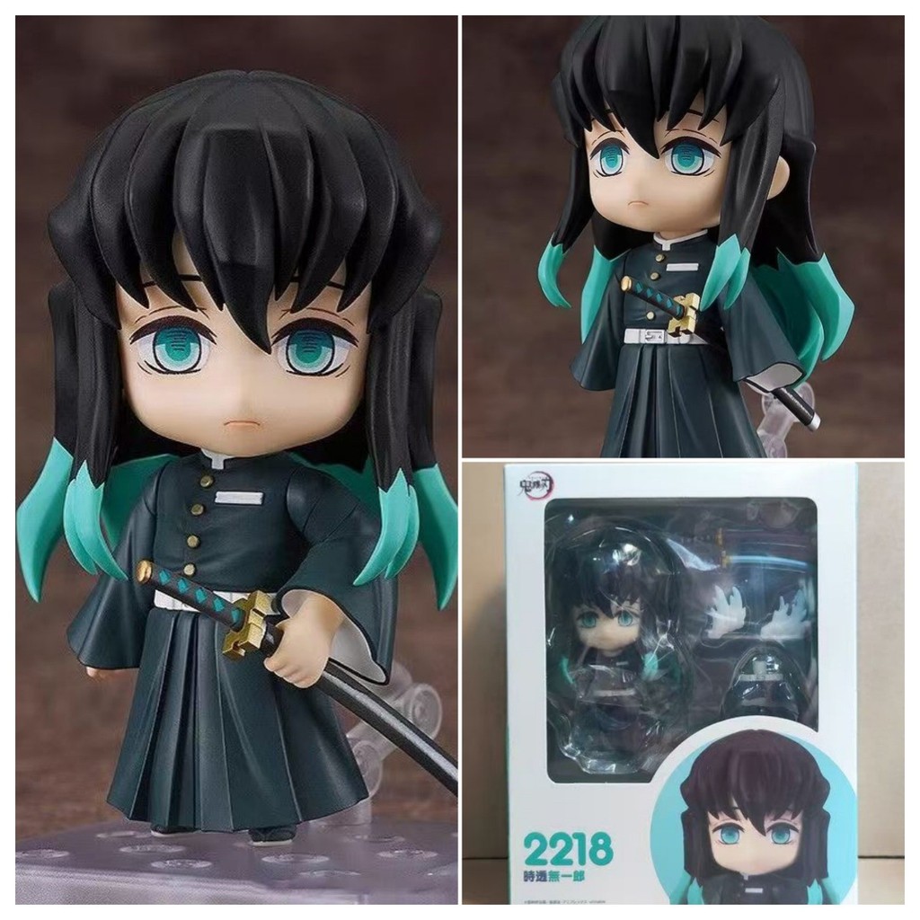 Motherland รุ่น Merchandise Demon Slayer 2218 Shitotsu Muichiro Nendoroid รุ่น Q รูปอินเทรนด์เล่นรุ่