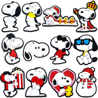 12 ชิ้น/เซ็ตรองเท้า Charm MEIDJ ตัวติดรองเท้า Pvc ตัวการ์ตูน สำหรับตกแต่ง MEIDJ Diy รองเท้าหัวโต ติดง่าย น่ารัก