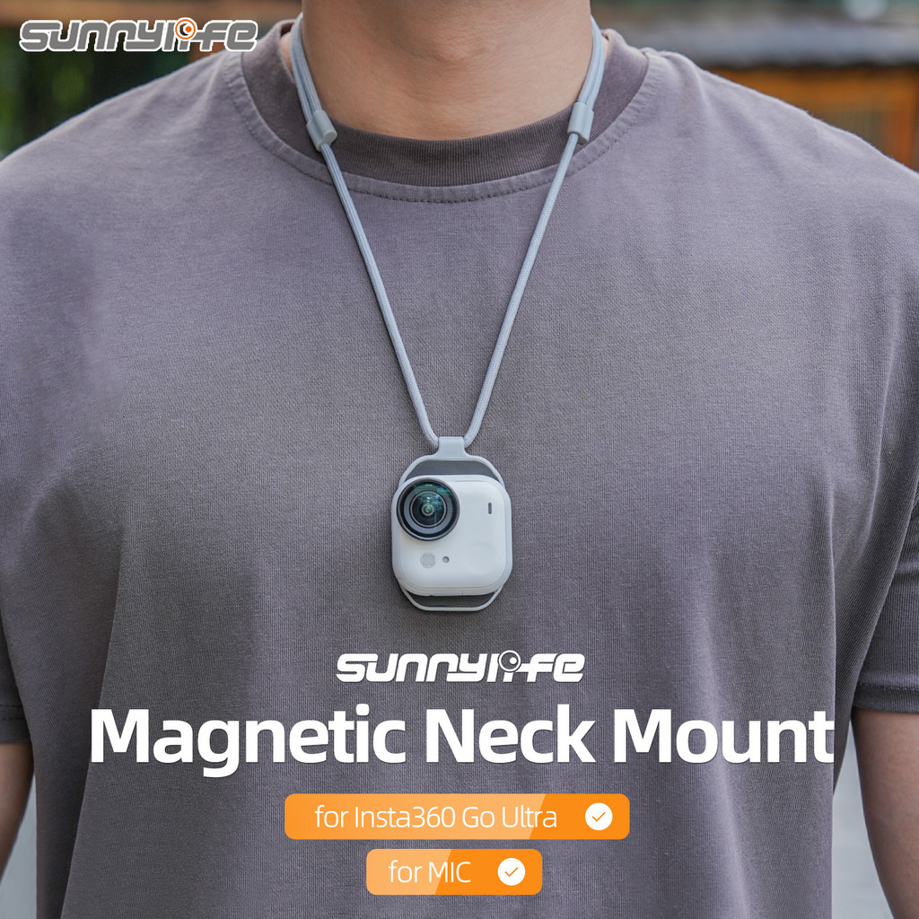 สําหรับ Insta360 GoUltra Chest Magnetic Neck Hanging, First Person Shooting MIC Neck Hanging