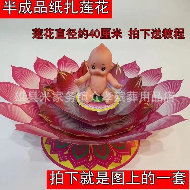 ขายปลีกเมล็ดบัว Cornucopia Lotus Lotus Boy Lotus Piece Lotus Heart Paper Tie Paper Living Funeral Su