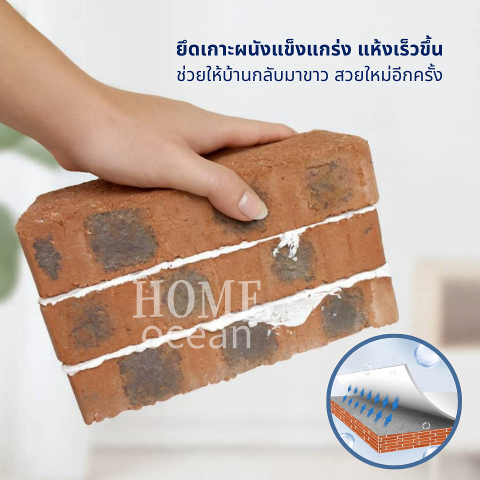 ครีมฉาบผนัง(สูตรอัพเกรดพรีเมี่ยม) ครีมซ่อมผนัง ซ่อมรอยรั่ว ครีมซ่อมกำแพง กาวยาแนว ปูนร้าว สีโป้ว Wall Repair สีโป๊ว - รูปที่ 5