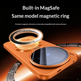 สําหรับ VIVO X300 Pro Ultra Thin Skin Friendly Matte Magnetic Hidden Bracket สําหรับ VIVO X200 Ultra X200 Pro X200S X200 Pro Mini เลนส์ป้องกัน Hard กันกระแทก