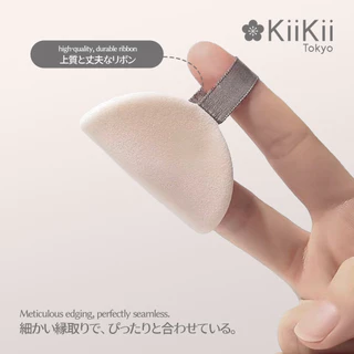 KiiKii Beauty พัฟแต่งหน้า พัฟคุชชั่นงานแป้งพัฟ 2 ชิ้น เนื้อพัฟนุ่ม ควบคุมการเกลี่ยแป้งได้แม่นยำ
