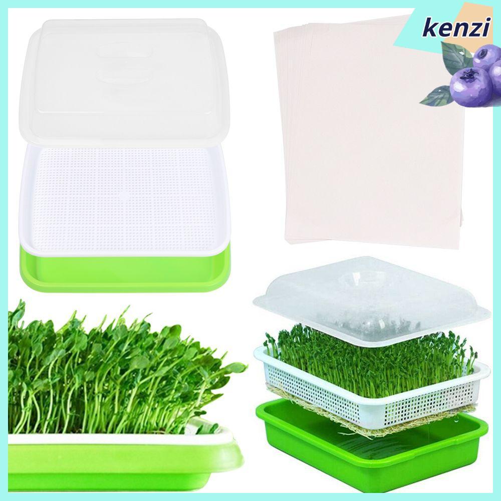 KENZI Grow Nursery Pots Gardening Supplies ถาด Hydroponic Nursery Paper Plant Box