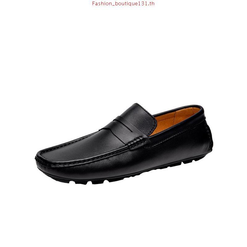 Baoji (บาโอจิ) รองเท้าคัทชู เพนนี โลฟเฟอร์ Driving Shoes รุ่น BK5070 (40-45)