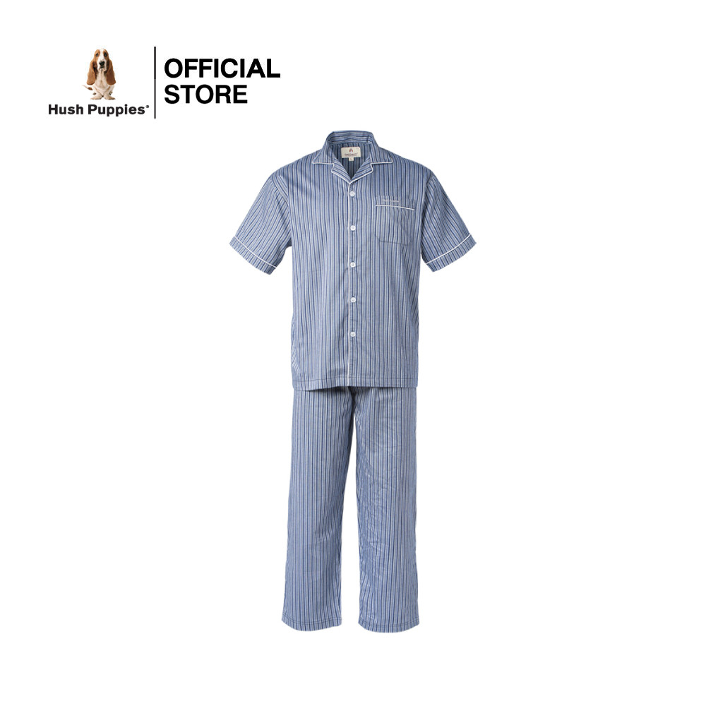 Hush puppies Underwear ชุดนอนผู้ชายแขนสั้น Sleepwear รุ่น HU H8B179 Pajama Set