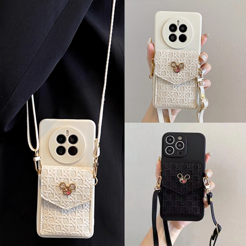 3D พร้อมสายคล้อง และช่องใส่บัตร สําหรับ OPPO Reno 3 3Pro 2F 2 10X Zoom Find X2 X3 X5 X6 X8 X9 Pro F1