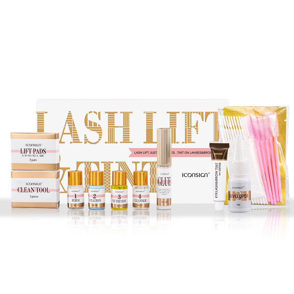 LASHLIFT Eyelashes Eyebrows Beauty Salon ครีมย้อมคิ้ว Curling มุมดัดขนตาชุด 25.12.75