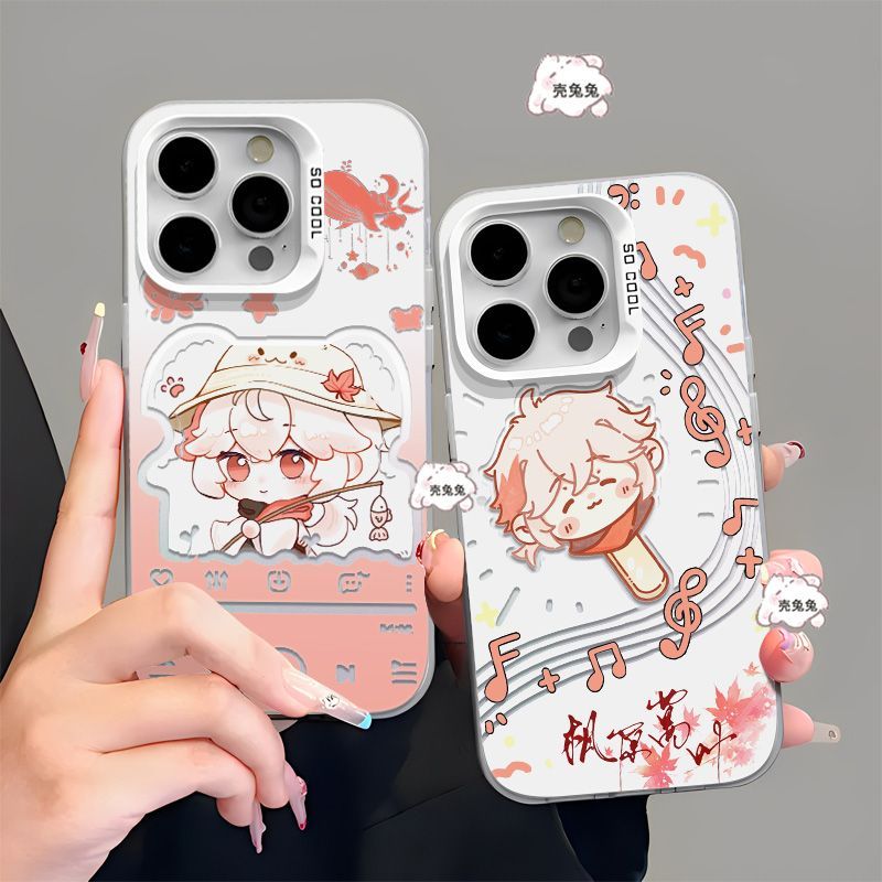 Fengyuan Wanye Genshin Impact เคสโทรศัพท์สีเงินเหมาะสําหรับ Apple Xr