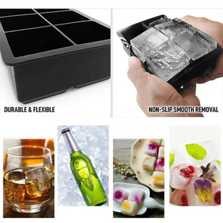 ถาดน้ำแข็ง 4/6/8/37 ช่อง วัสดุ ผลิตจากซิลิโคน ยืดหยุ่นได้ดี …