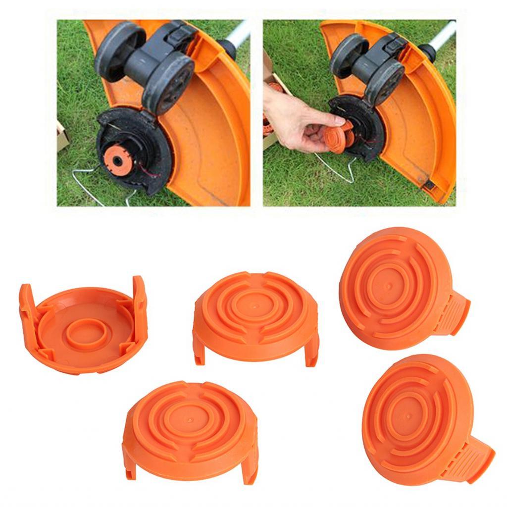 Hengyus 5 ชิ้น Trimmer เปลี่ยน Spool พลาสติก Weeder Line Fit สําหรับ Worx WA0010 Trimmers