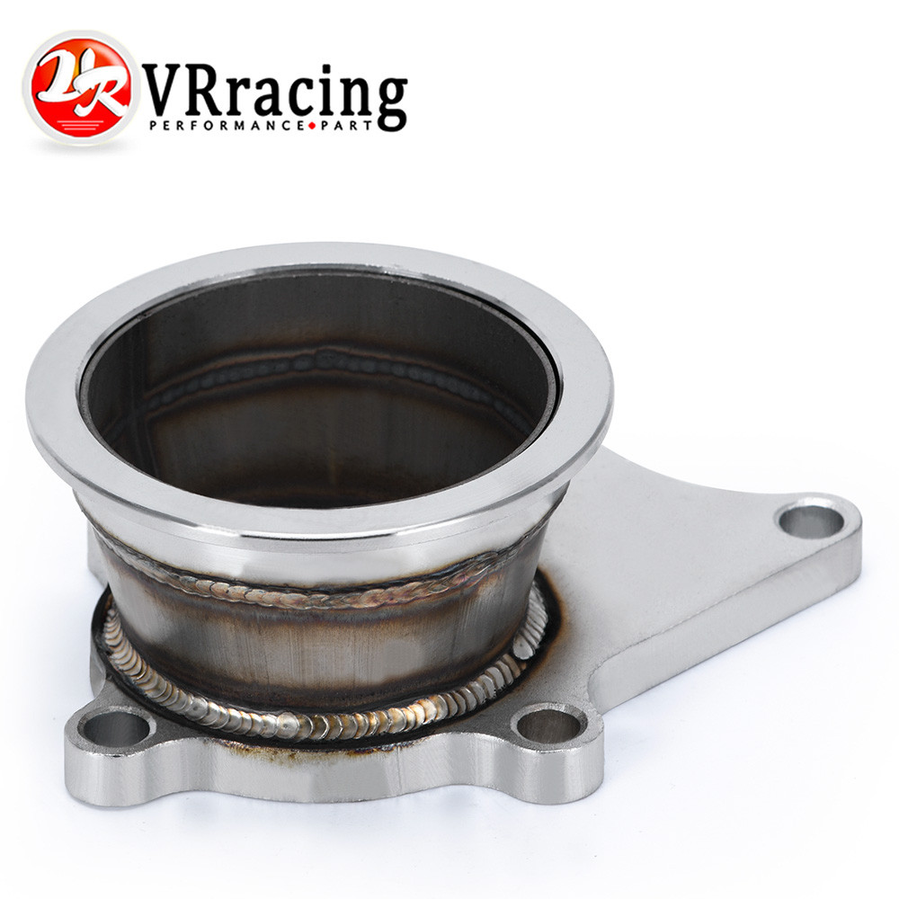 VR  Stainless Steel Adapter for T3/T4 Turbo 5 Bolt to 3" 76mm V-Band Flange Turbo Adaptor Flange VR4