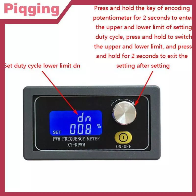 Piqging XY-KPWM เครื่องกําเนิดสัญญาณ 1 ช่อง 1Hz-150KHz PWM ความถี่ชีพจร Duty Cycle ไทย