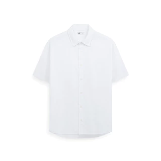 AIIZ (เอ ทู แซด) - AIIZ เสื้อเชิ้ตผู้ชายแขนสั้น สีพื้น AIIZ Men's Short Sleeve Shirt