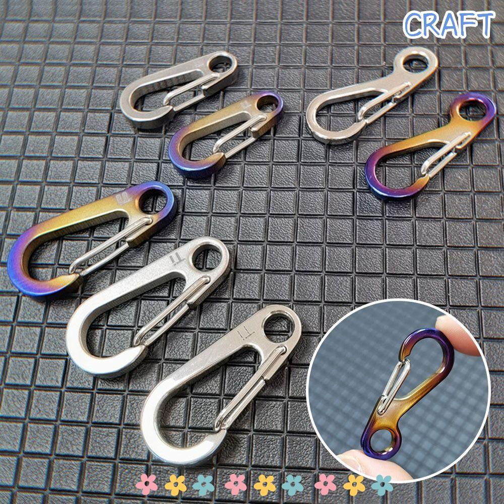 CRAFT D Carabiner EDC Gear Safety Travel Tools Hang Buckle Camping Keyring
