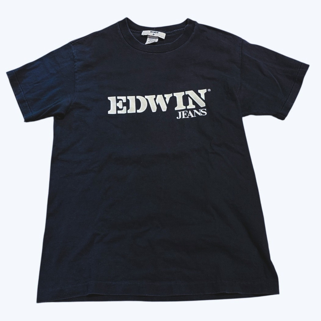 Summer Commuter All-Match EDWIN EDWIN เสื้อยืดแขนสั้นผู้ชายผ้าฝ้ายแท้คอกลม