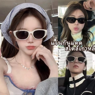 แว่นตา แว่นกันแดด ins สไตล์เรโทร y2k สไตล์เกาหลี กรอบรูปไข่ คุณภาพสูง แฟชั่น ลายเสือดาว มินิมอล unisex COD