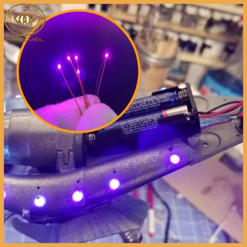 HAN ลวดทองแดง LED ชุด 0805 0603 0402 12V ไฟ LED แถบยางสําหรับงานอดิเรกรุ่นการสร้าง