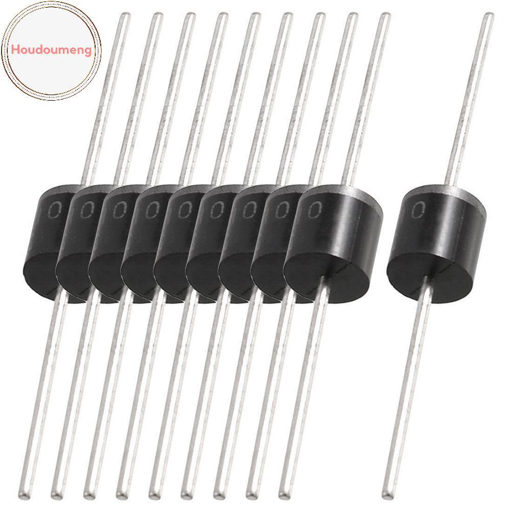 Houdoumeng 20pcs 10A10 10Amp 1000V 10A 1KV R-6 MIC วัตถุประสงค์ทั่วไป Axial Rectifier ไดโอด TH