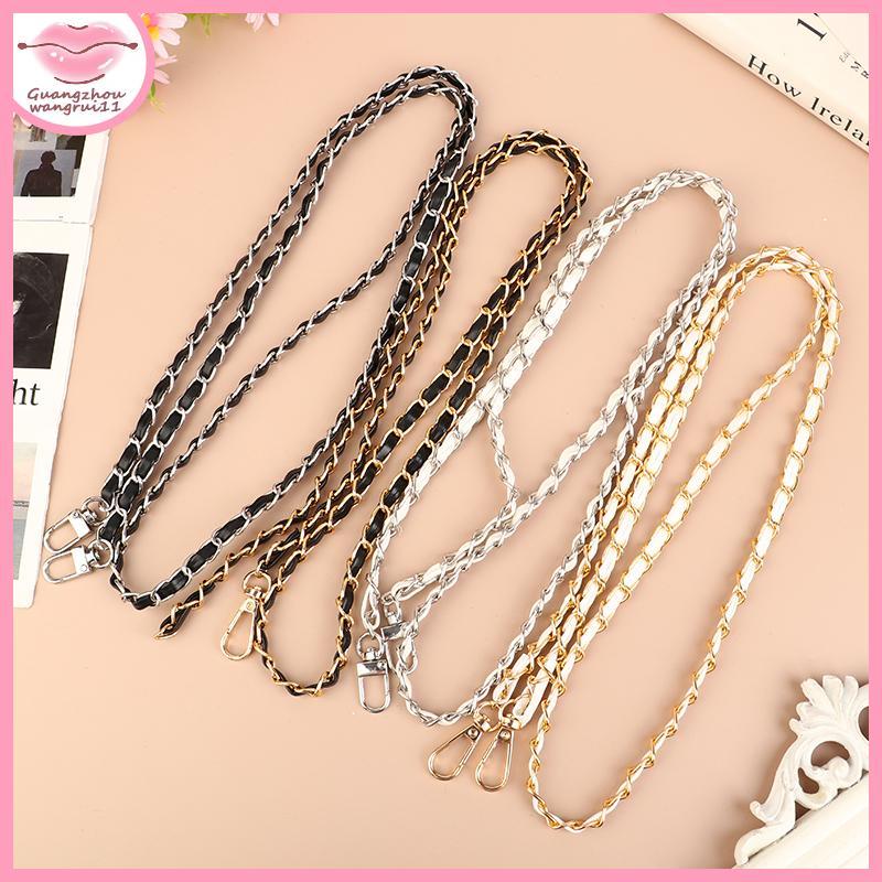 [GZ] สายสะพายกระเป๋าโซ่หนัง 120 ซม. เปลี่ยนได้ Crossbody สําหรับผู้หญิง พร้อมอะไหล่ DIY