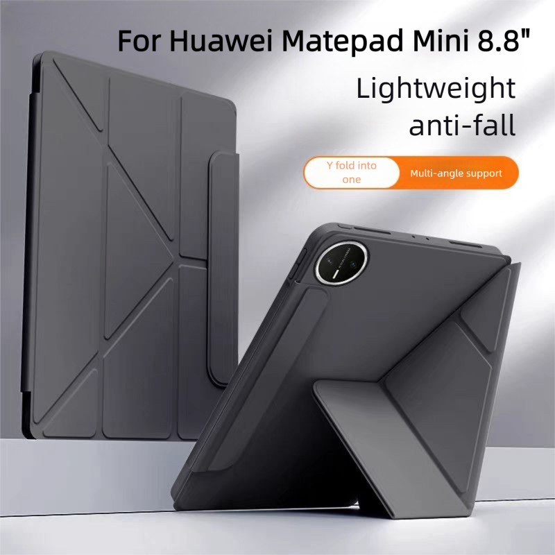 Y-Fold Multi-มุมสําหรับ Huawei Matepad mini 8.8 นิ้ว MLR-AL00 / MLR-AL10 แท็บเล็ตป้องกันกรณีพับฝาครอบขาตั้ง